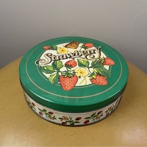 Strawberry tin